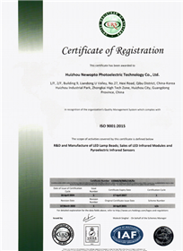 ISO9001 certificate